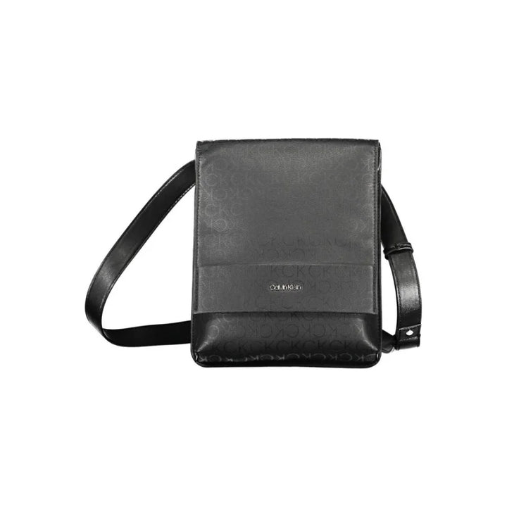 Calvin Klein Black Polyester Mens Shoulder Bag