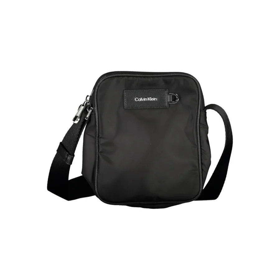 Calvin Klein Black Polyester Men’s Shoulder Bag