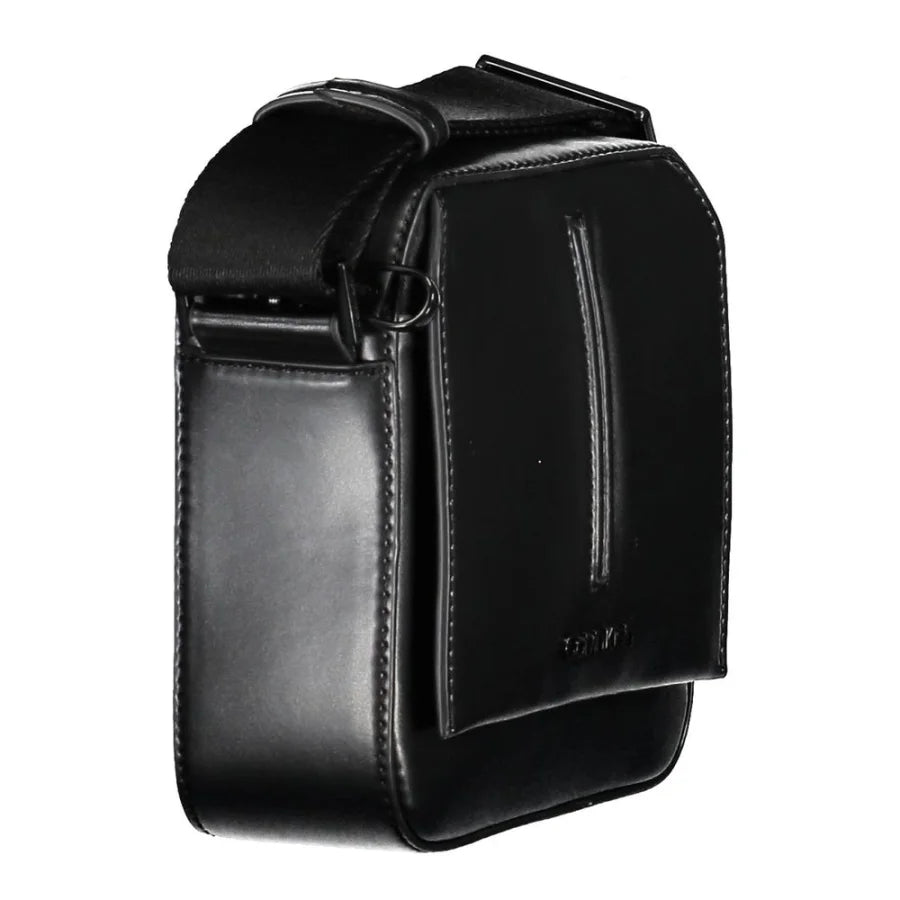 Calvin Klein Black Polyester Men’s Shoulder Bag