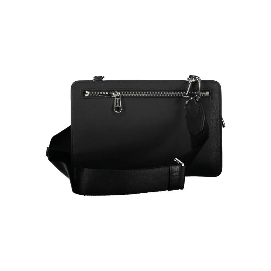 Calvin Klein Black Polyester Men’s Shoulder Bag