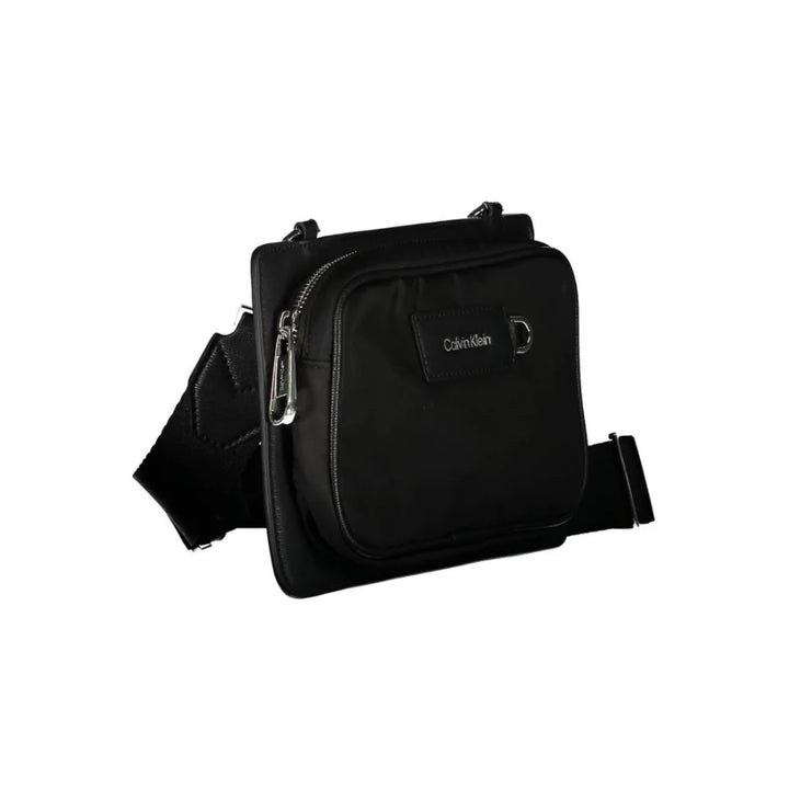 Calvin Klein Black Polyester Men’s Shoulder Bag