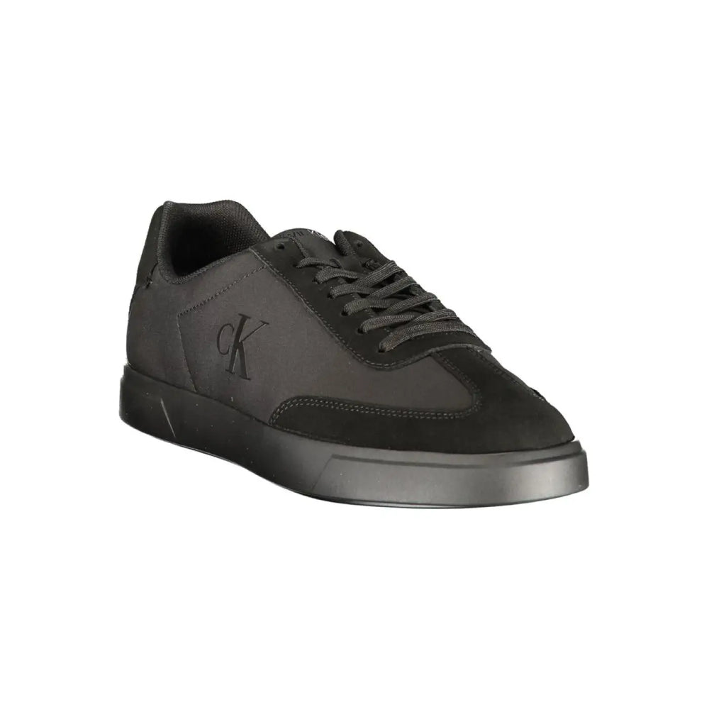 Calvin Klein Black Polyester Men’s Sneaker