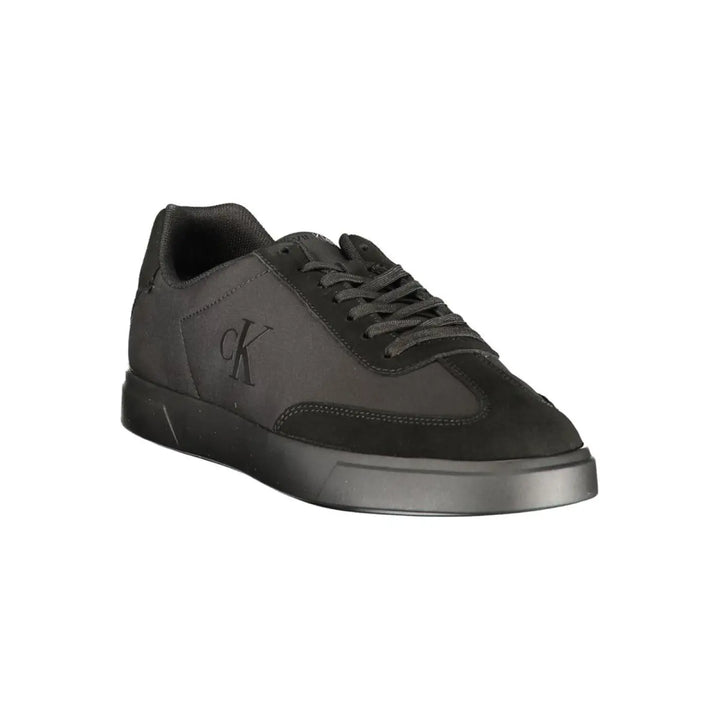 Calvin Klein Black Polyester Men’s Sneaker