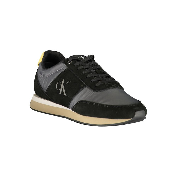 Calvin Klein Black Polyester Men’s Sneaker