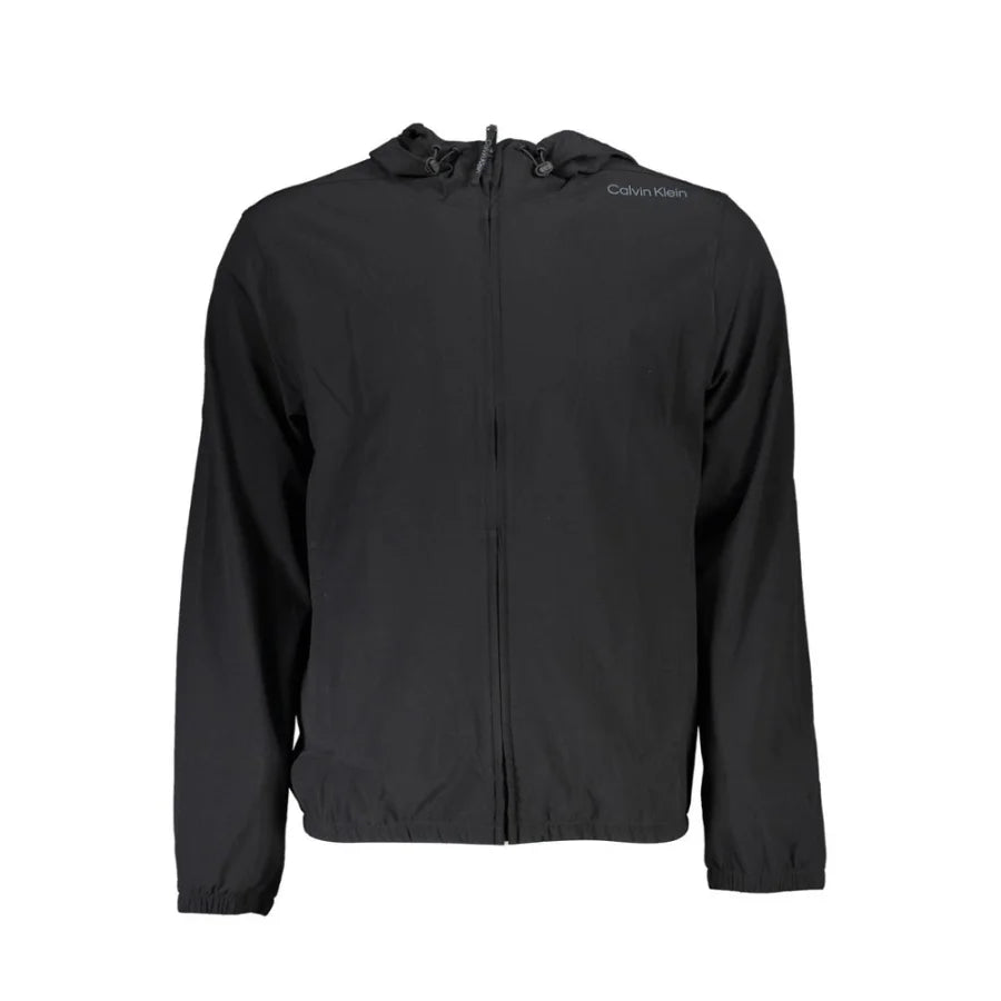 Calvin Klein Black Polyester Men’s Sweatshirt