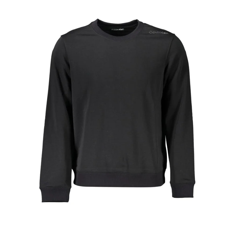 Calvin Klein Black Polyester Men’s Sweatshirt