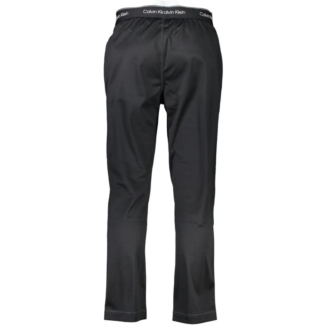 Calvin Klein Black Polyester Men’s Track Pant