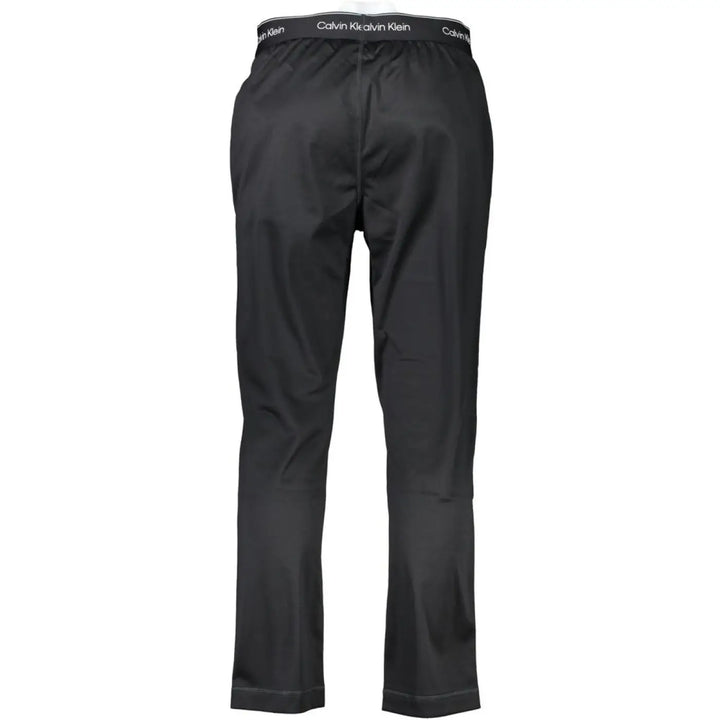 Calvin Klein Black Polyester Men’s Track Pant