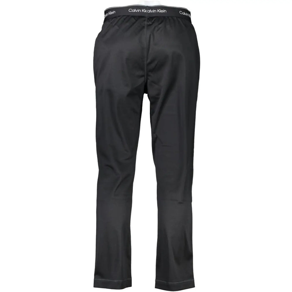 Calvin Klein Black Polyester Men’s Track Pant