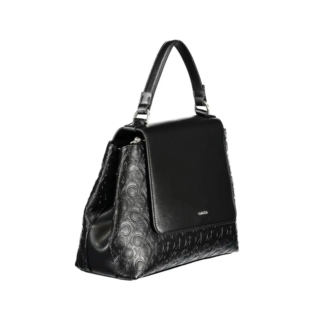 Calvin Klein Black Polyester Women Handbag