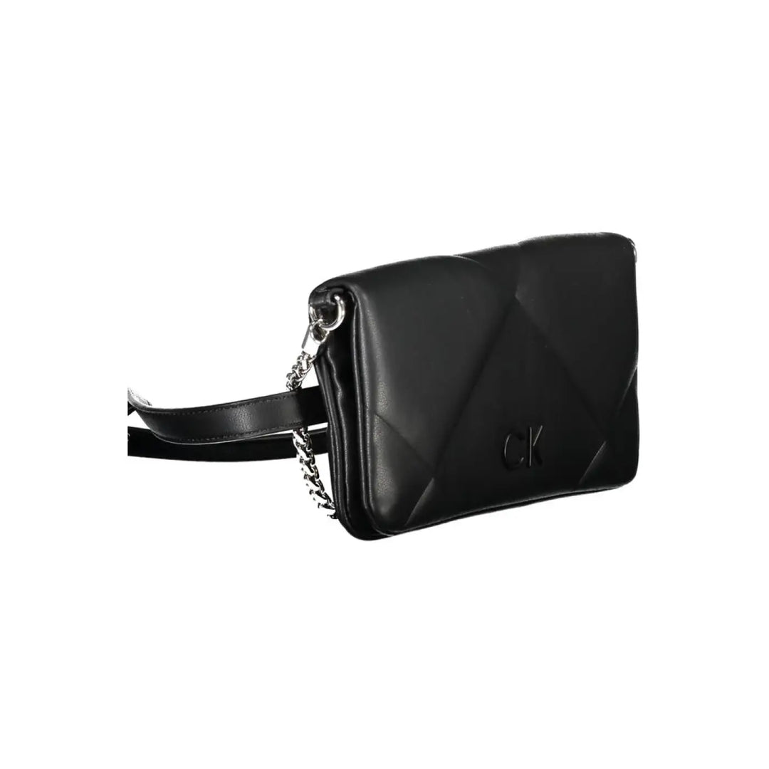 Calvin Klein Black Polyester Women Handbag