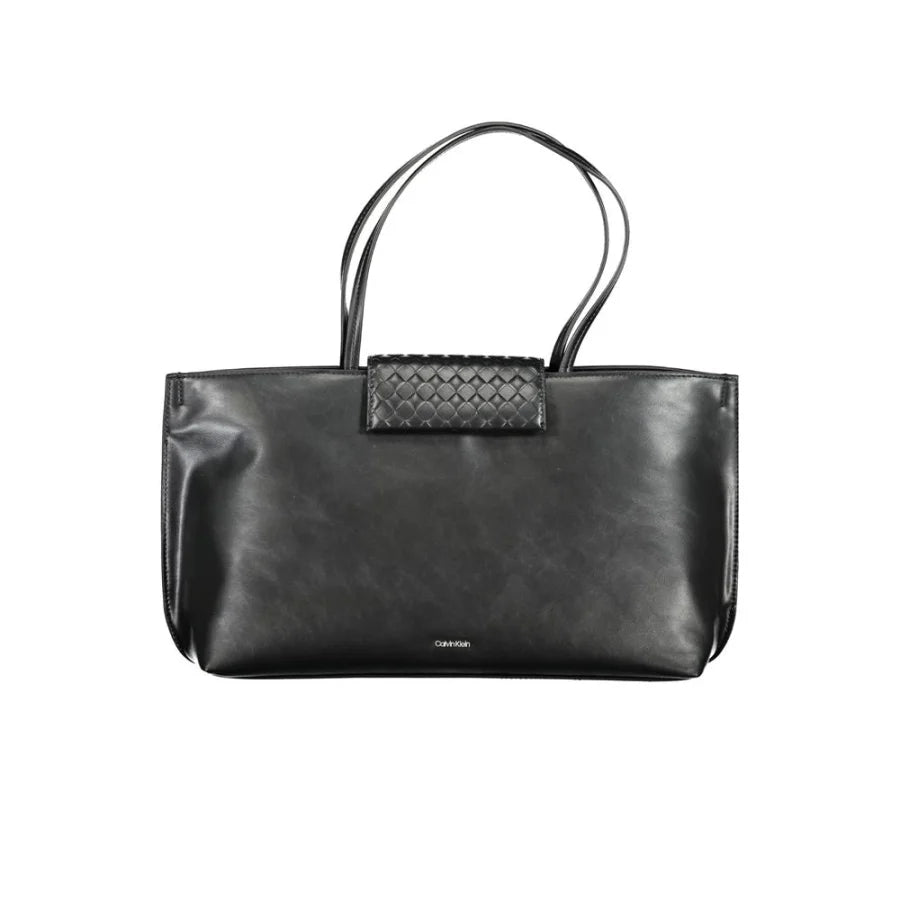Calvin Klein Black Polyester Women Handbag