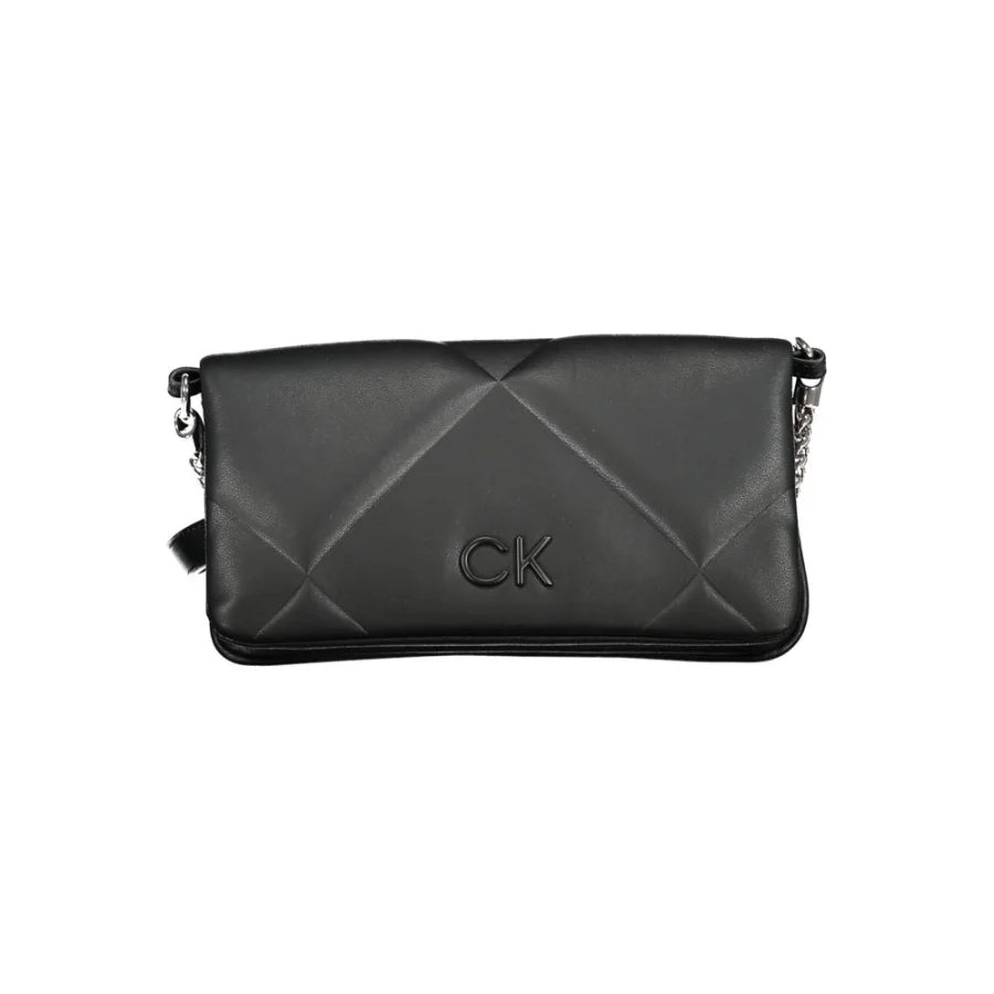 Calvin Klein Black Polyester Women Handbag