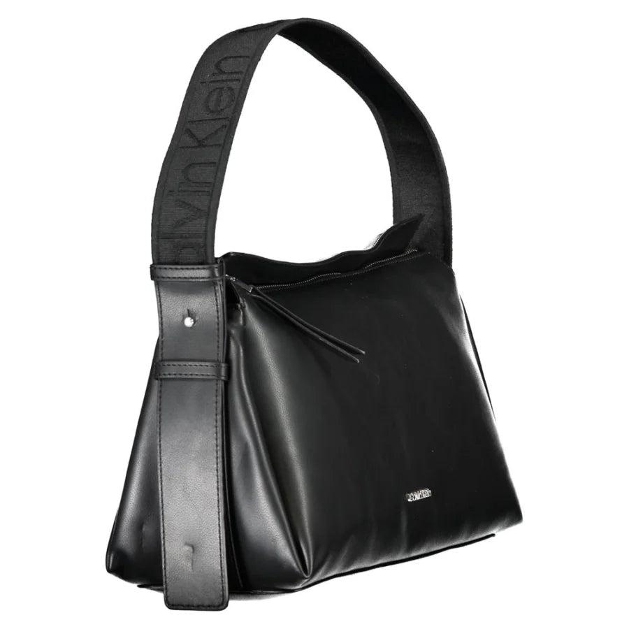 Calvin Klein Black Polyester Women Handbag