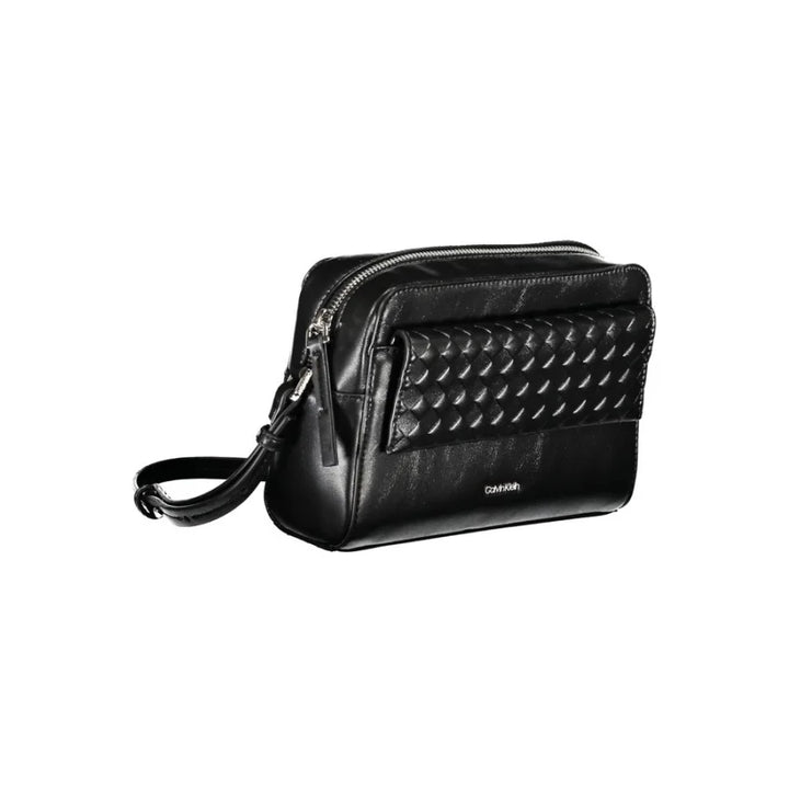 Calvin Klein Black Polyester Women Shoulder Bag