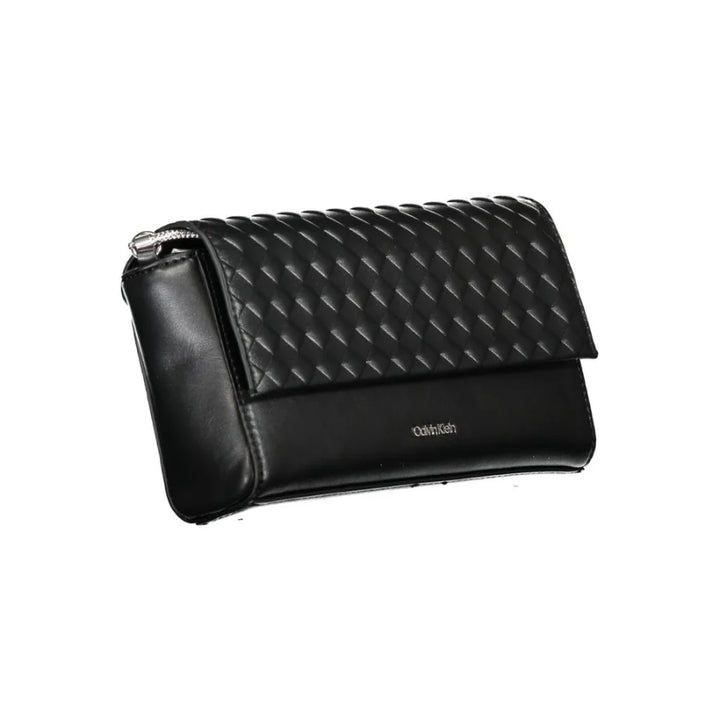 Calvin Klein ’Black Polyester Women Shoulder Bag’