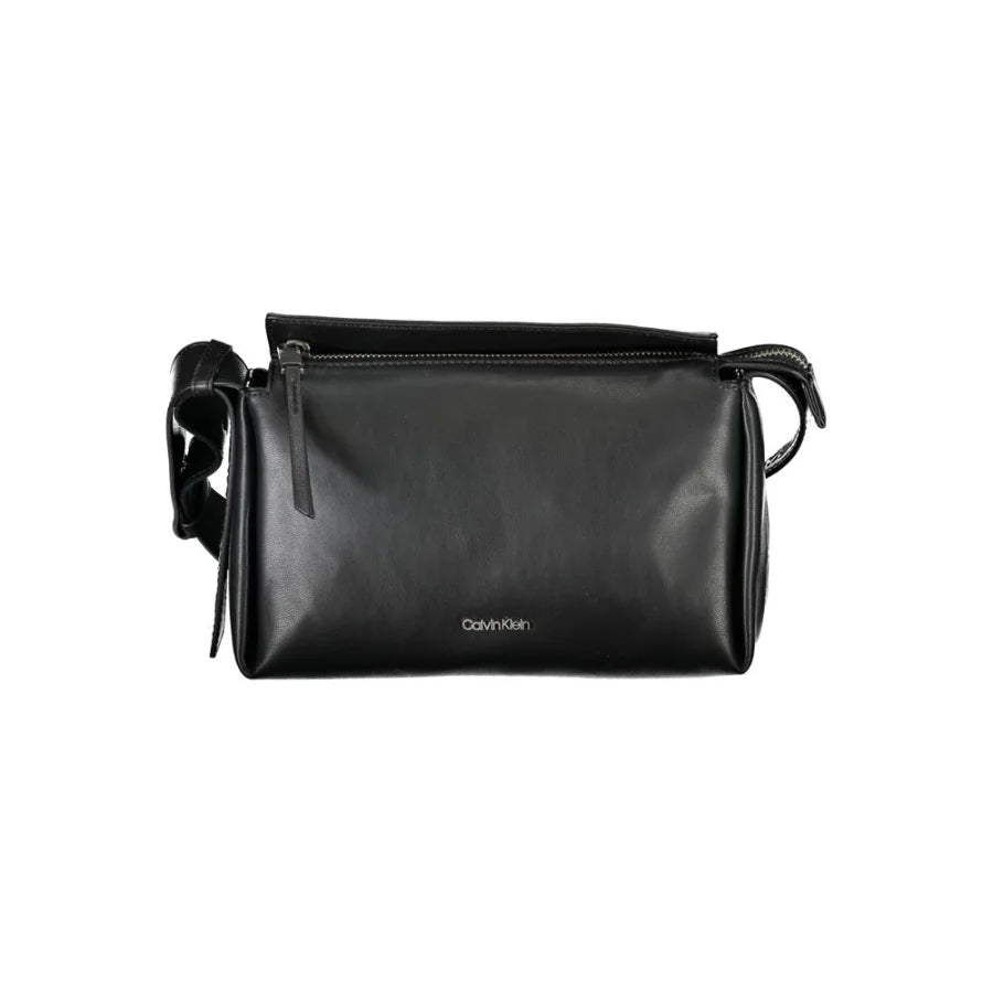 Calvin Klein Black Polyester Women Shoulder Bag