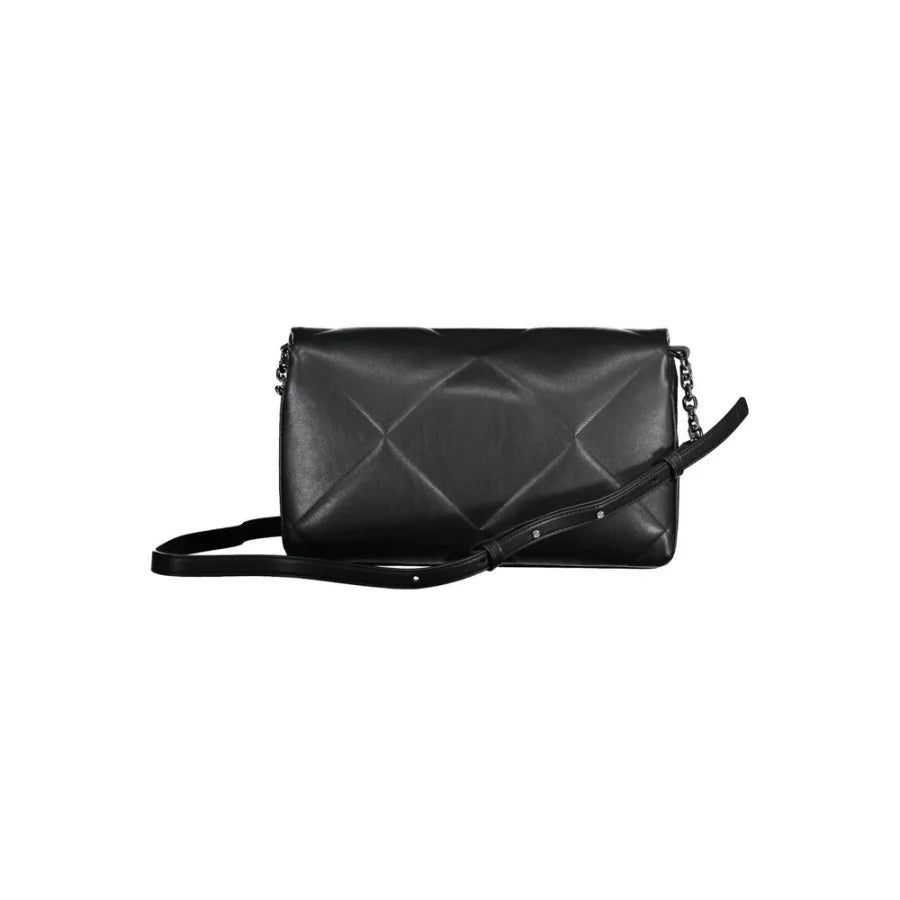Calvin Klein Black Polyester Women Shoulder Bag