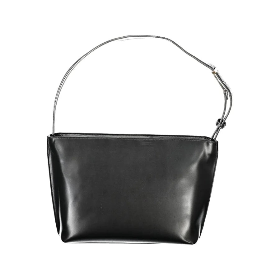 Calvin Klein Black Polyester Women Shoulder Bag