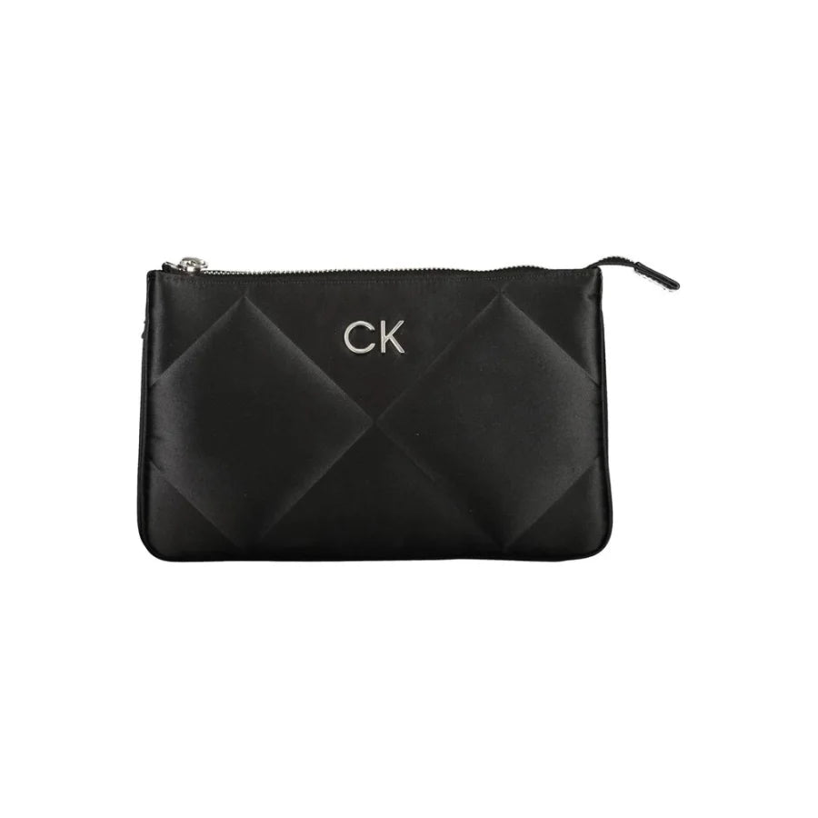 Calvin Klein Black Polyester Women Shoulder Bag