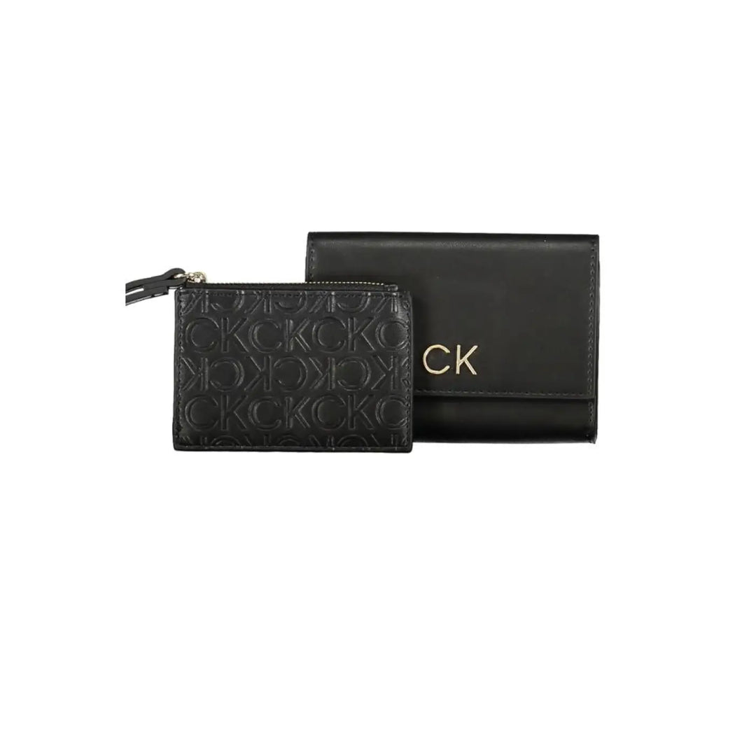 Calvin Klein Black Polyester Women Wallet