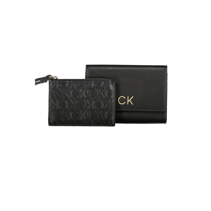 Calvin Klein Black Polyester Women Wallet