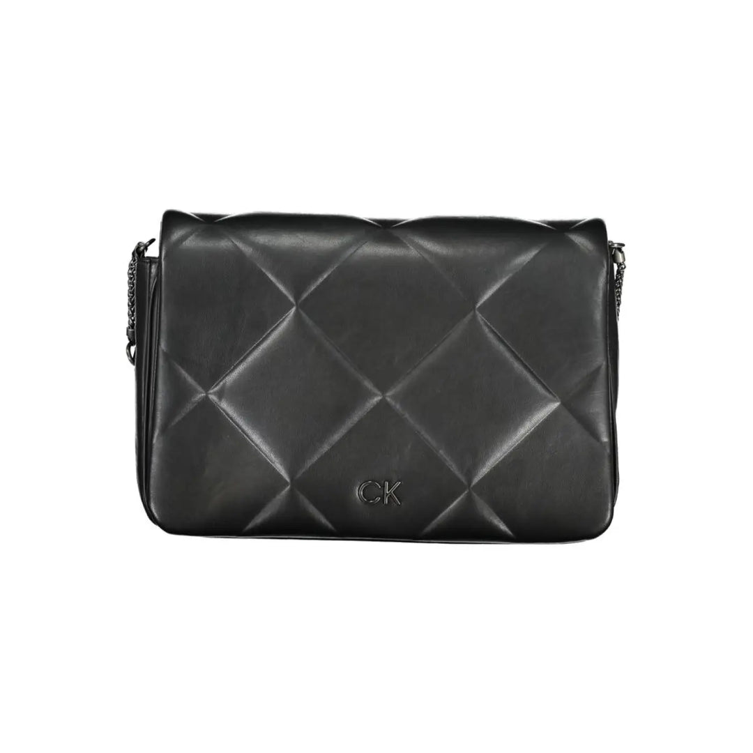 Calvin Klein Black Polyester Women’s Shoulder Bag