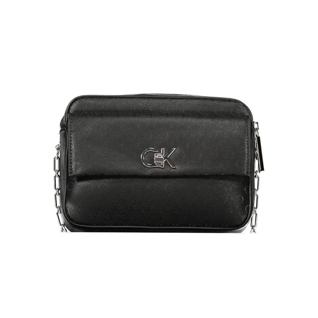 Calvin Klein Black Polyester Women’s Shoulder Bag