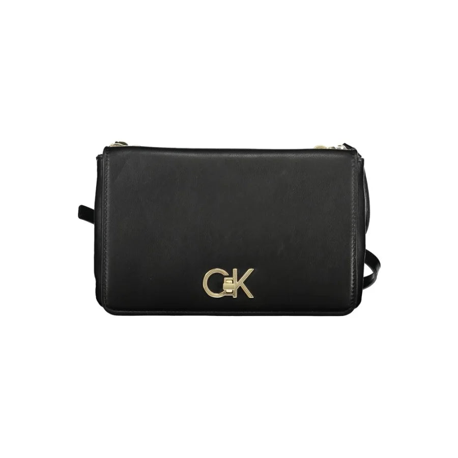 Calvin Klein Black Polyester Women’s Shoulder Bag