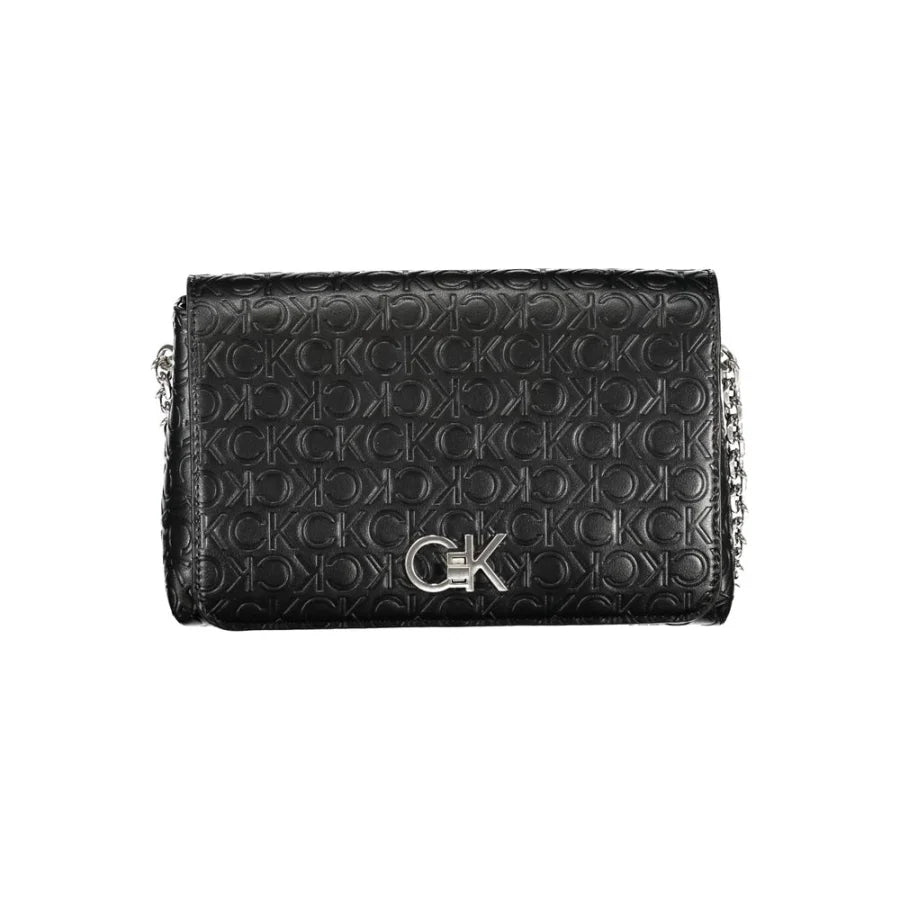 Calvin Klein Black Polyester Women’s Shoulder Bag