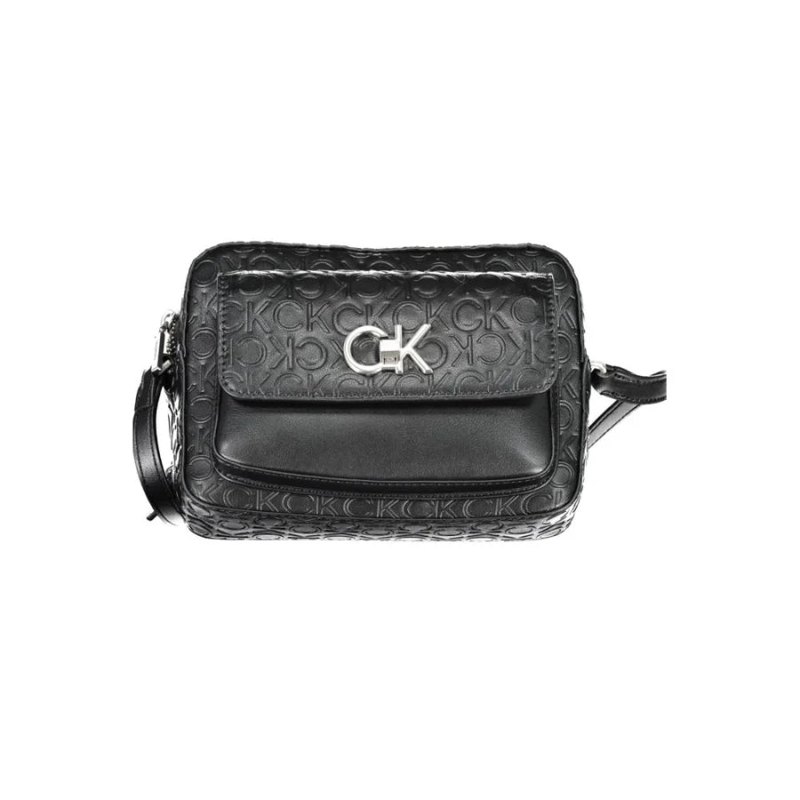 Calvin Klein Black Polyester Women’s Shoulder Bag