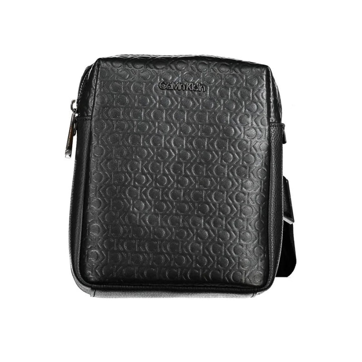 Calvin Klein Black Polyurethane Men Shoulder Bag