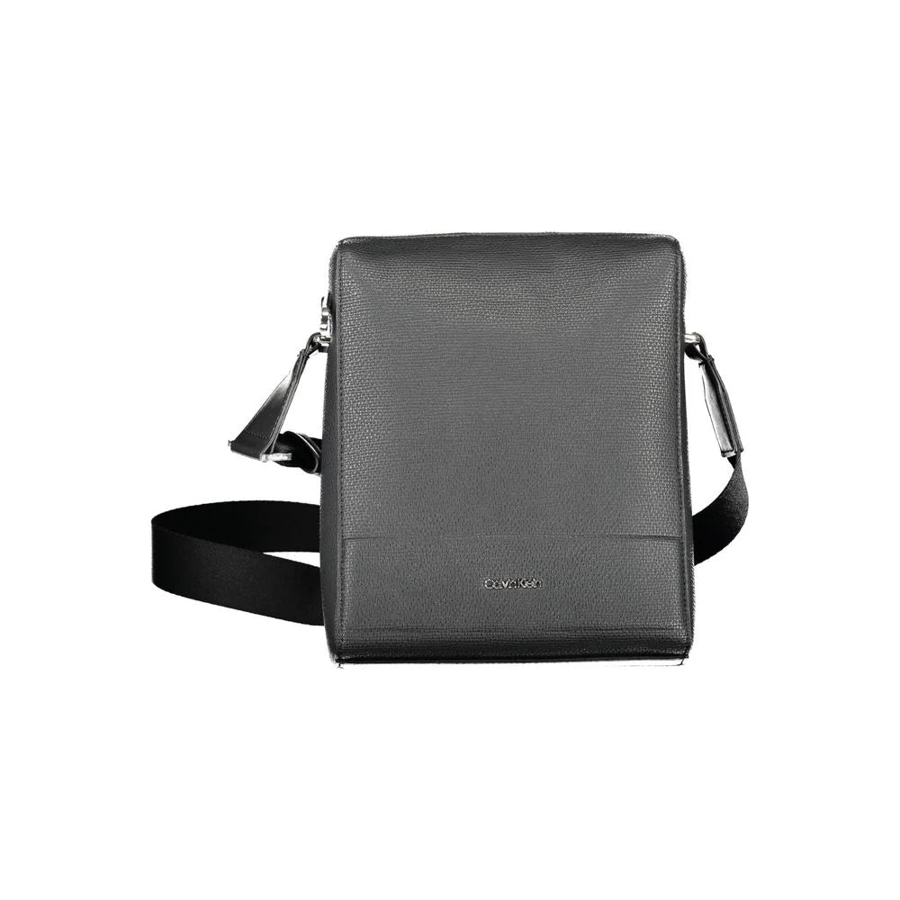 Calvin Klein Black Polyurethane Men Shoulder Bag