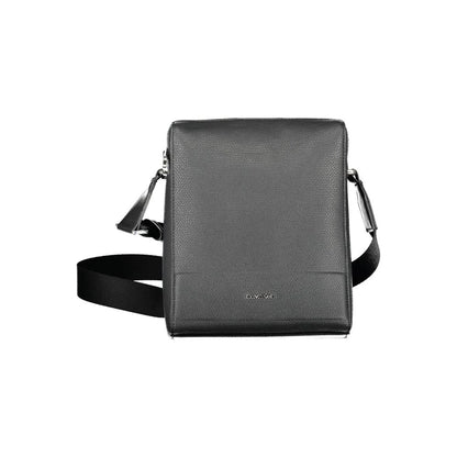 Calvin Klein Black Polyurethane Men Shoulder Bag