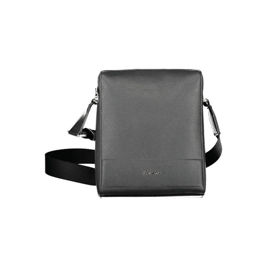 Calvin Klein Black Polyurethane Men Shoulder Bag