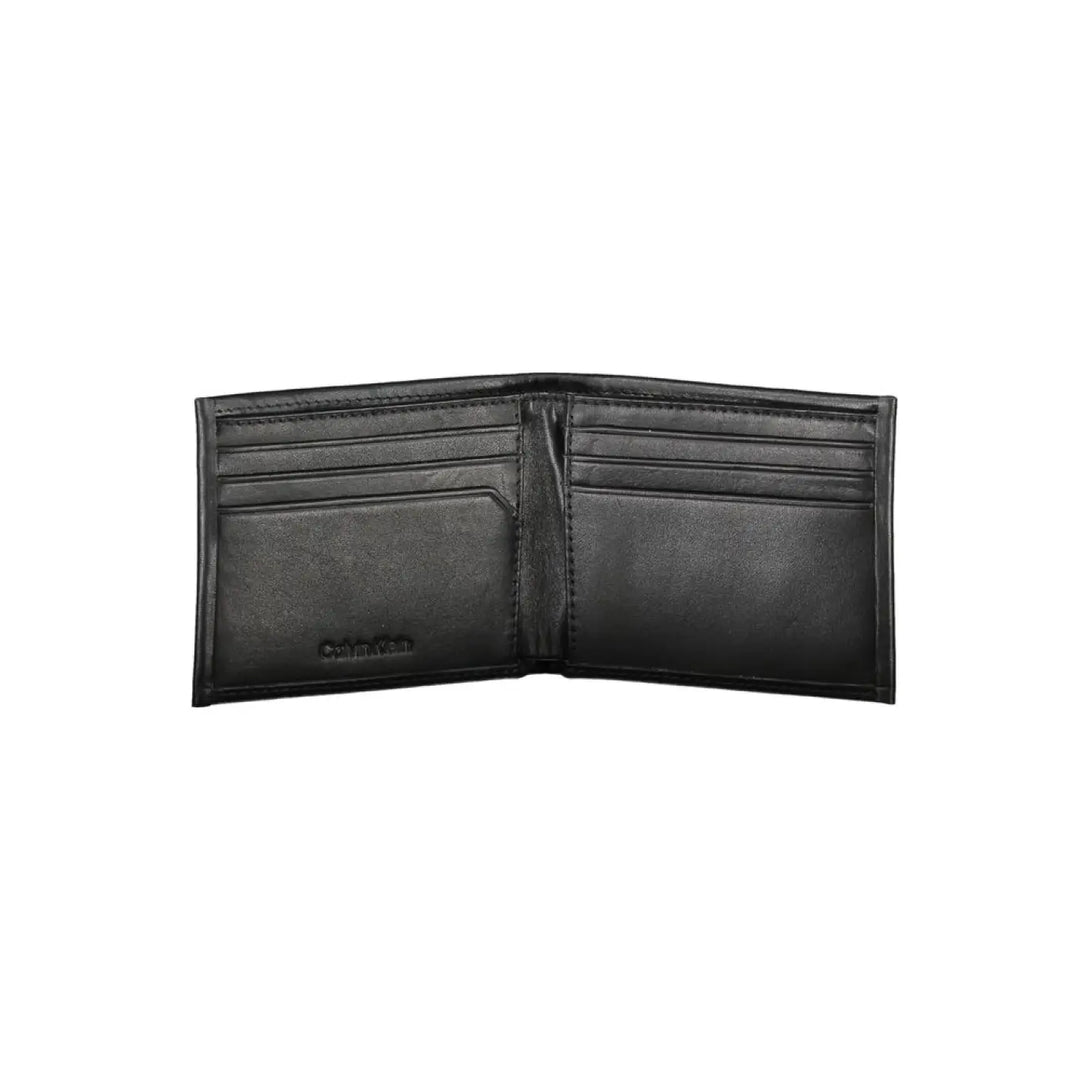 Calvin Klein Black Polyurethane Men Wallet