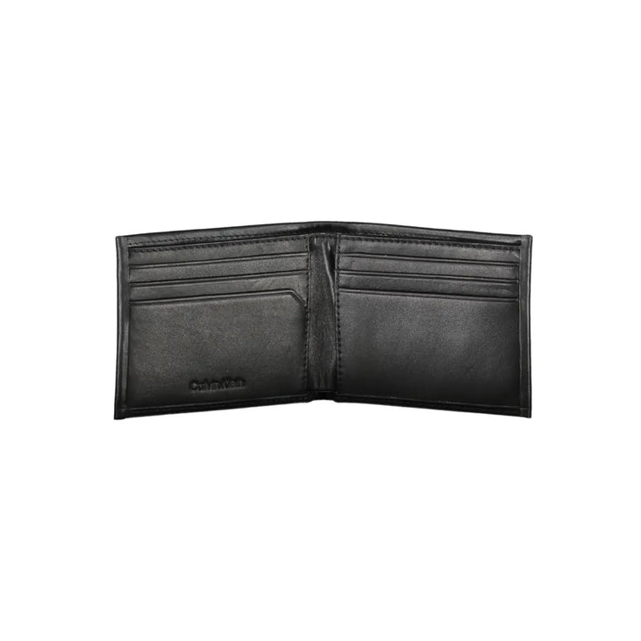 Calvin Klein Black Polyurethane Men Wallet