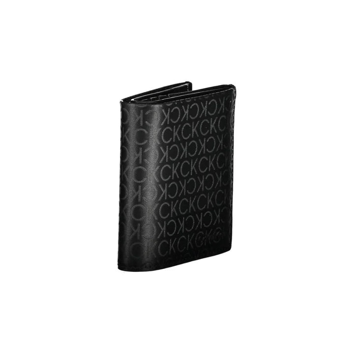 Calvin Klein Black Polyurethane Men Wallet