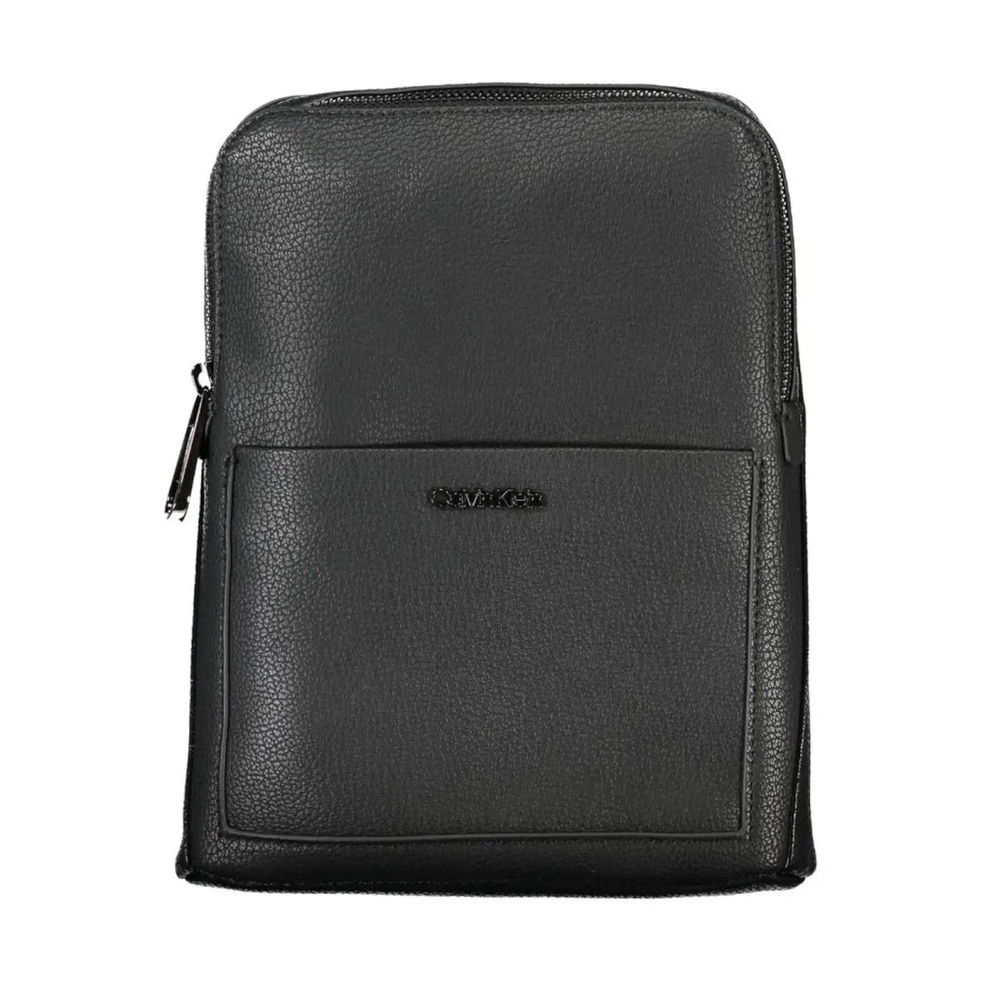 Calvin Klein Black Polyurethane Men’s Shoulder Bag