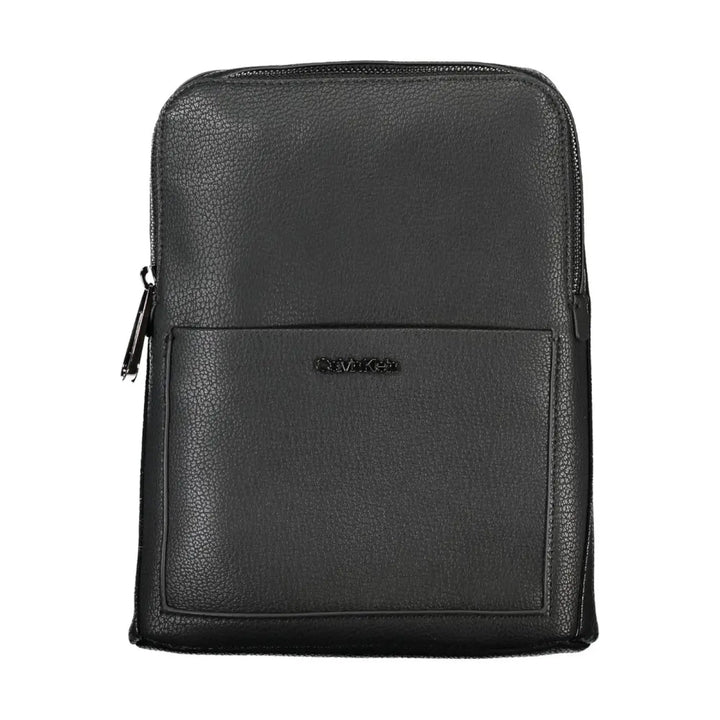 Calvin Klein Black Polyurethane Men’s Shoulder Bag
