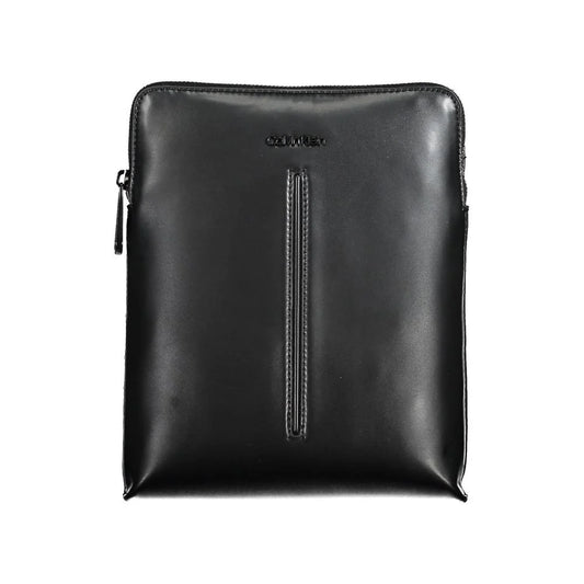Calvin Klein Black Polyurethane Men’s Shoulder Bag