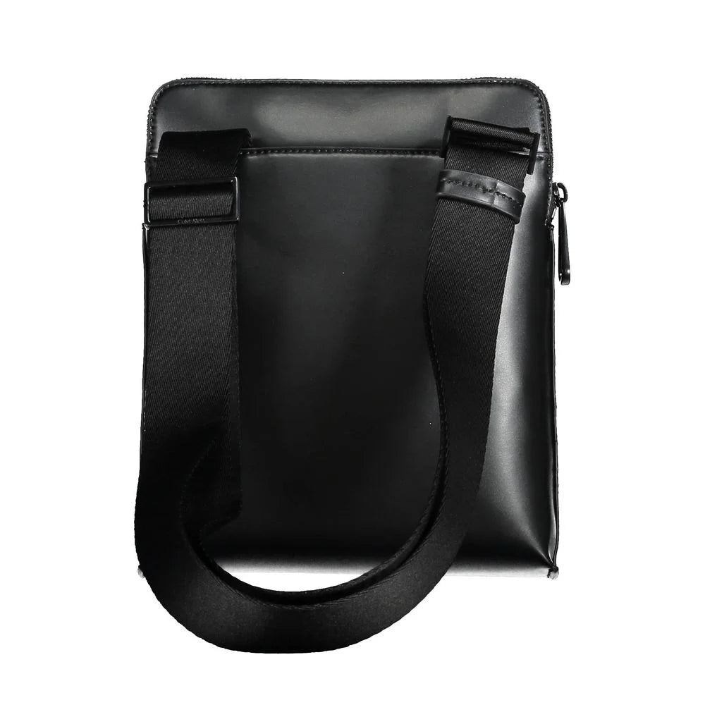 Calvin Klein Black Polyurethane Men’s Shoulder Bag