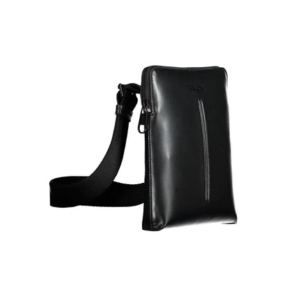 Calvin Klein Black Polyurethane Men’s Shoulder Bag