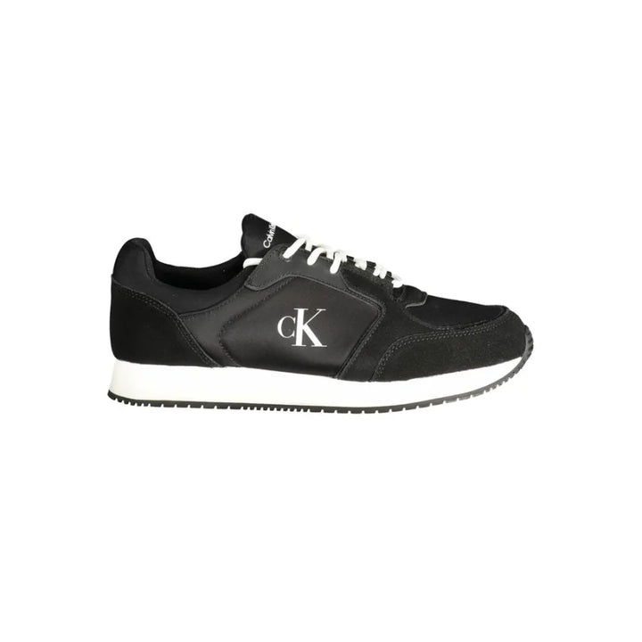Calvin Klein Black Polyurethane Men’s Sneaker