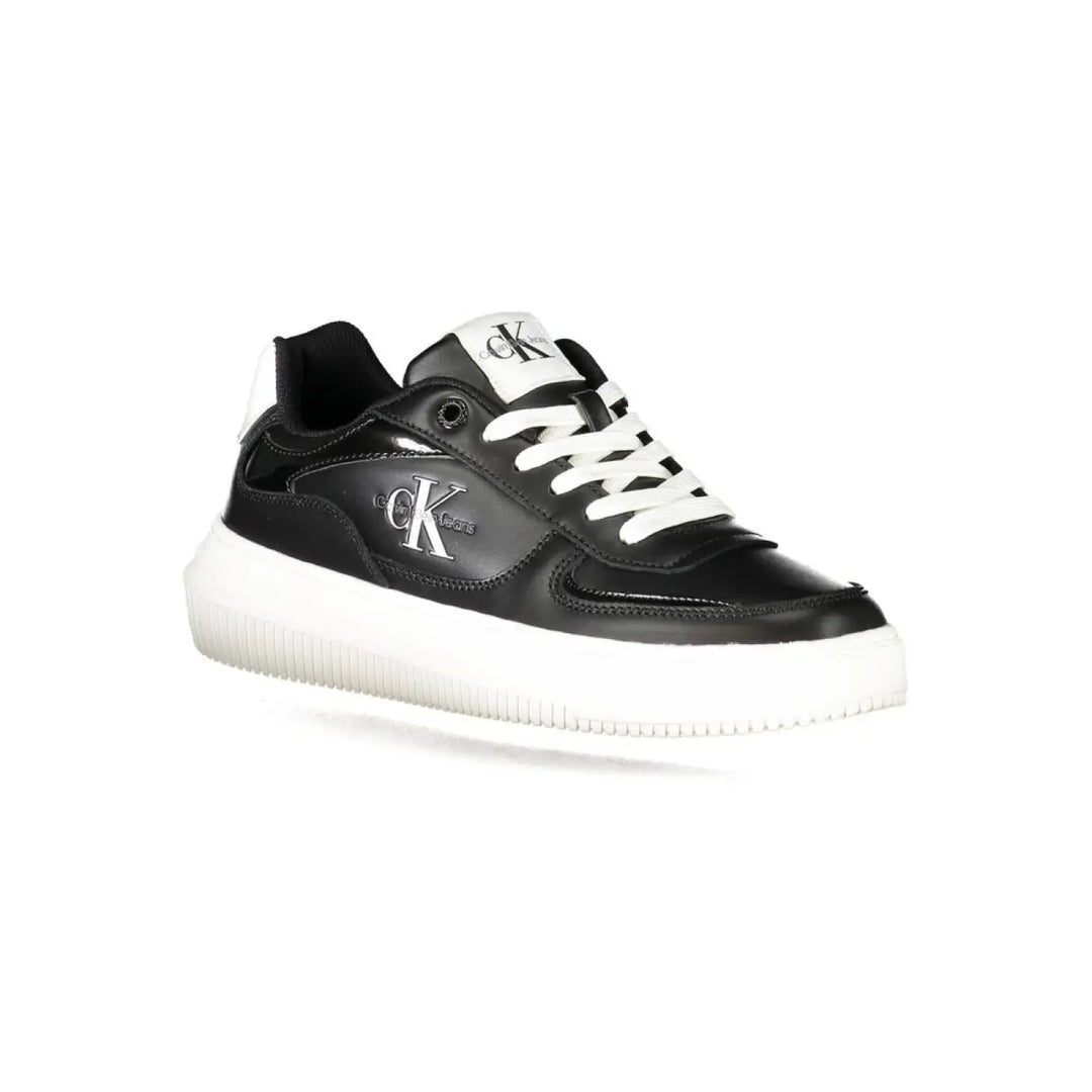 Calvin Klein Black Polyurethane Women Sneaker