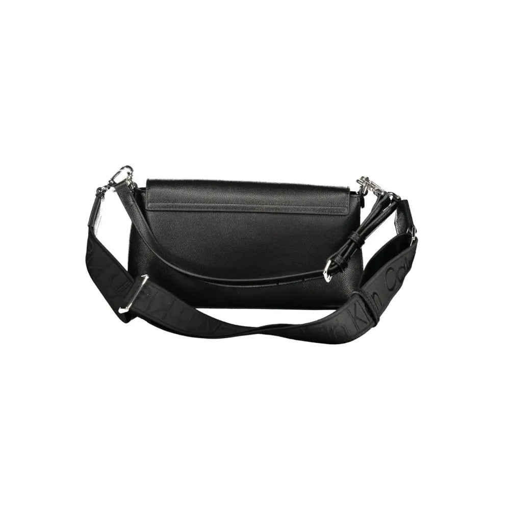 Calvin Klein Black Polyurethane Women’s Handbag