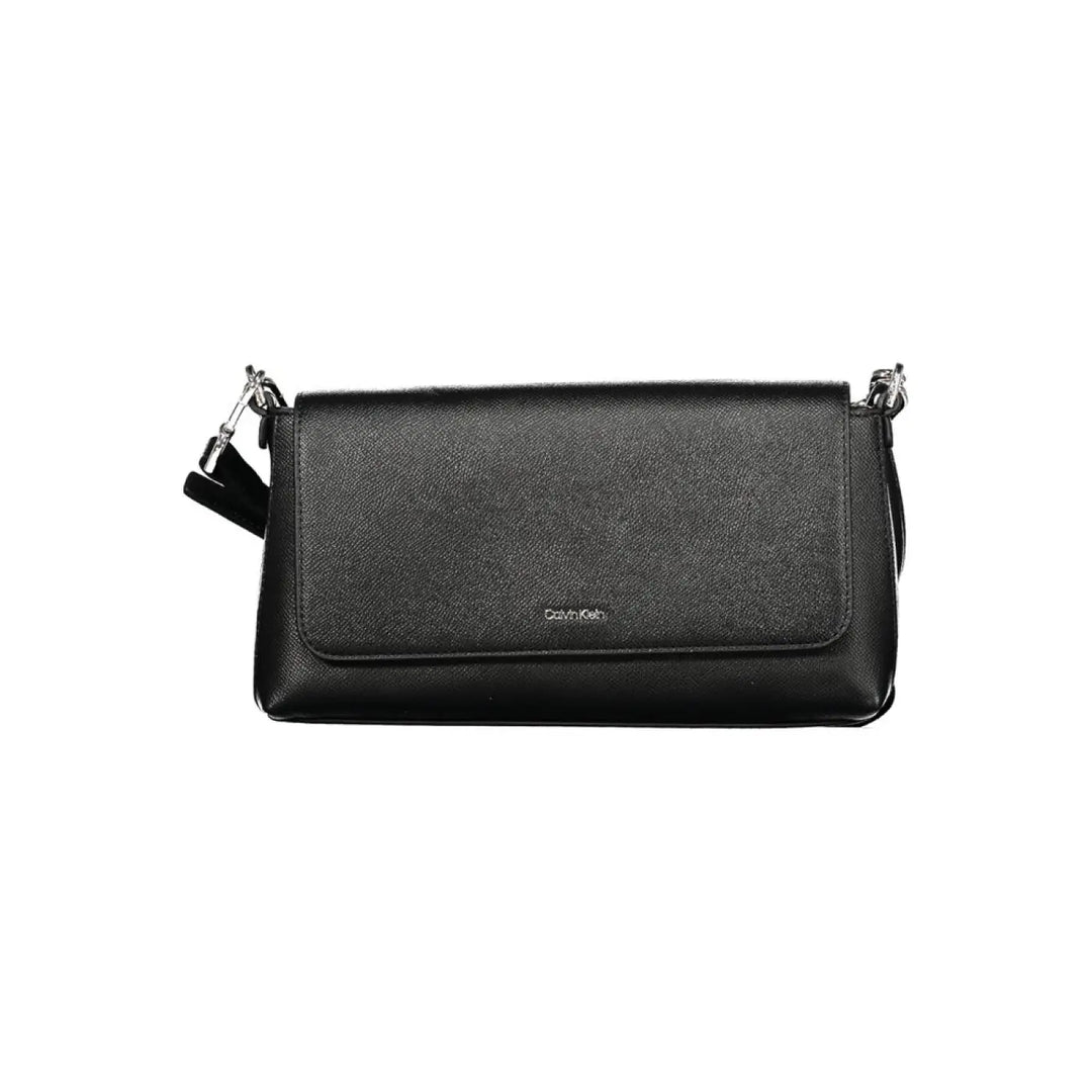Calvin Klein Black Polyurethane Women’s Handbag