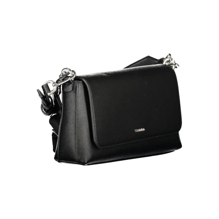 Calvin Klein Black Polyurethane Women’s Handbag