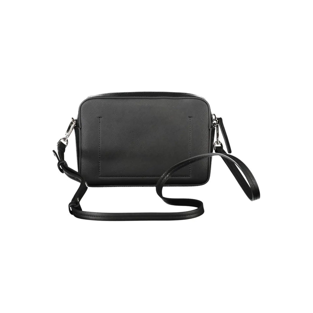 Calvin Klein Black Polyurethane Women’s Shoulder Bag