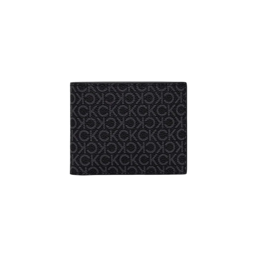 Calvin Klein Black Recycled Polyester Wallet